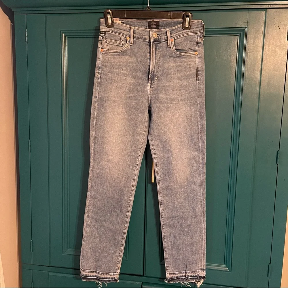 Citizens of Humanity Cara high rise cigarette ankle jeans